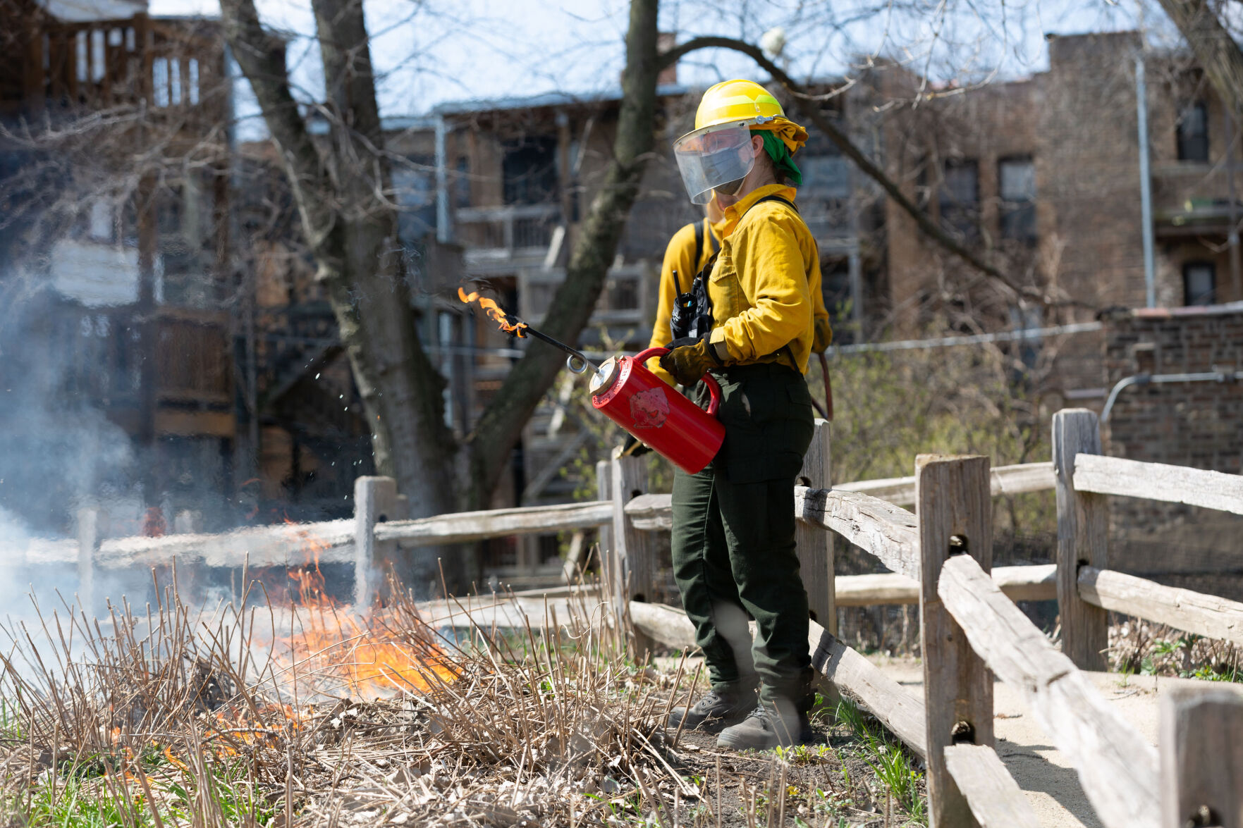 Nichols Park prescribed burn #2